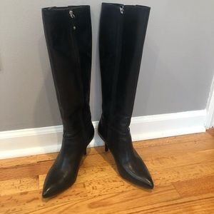 Ellen Tracy tall knee high black boots